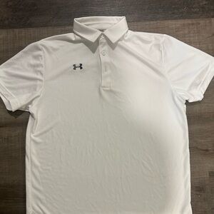 Under Armour Men's Classic White Polo